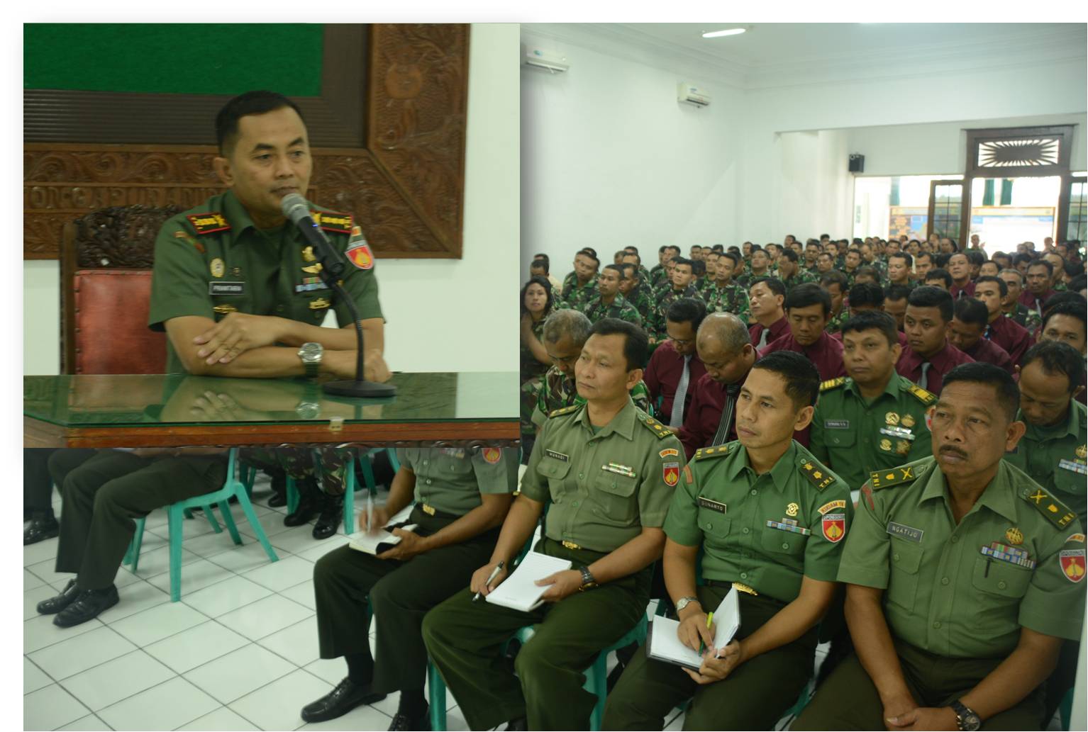 Danrem Beri Jamdan Kepada Prajuritnya